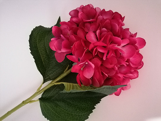 HORTENSION - künstliche Blume dunkelrosa