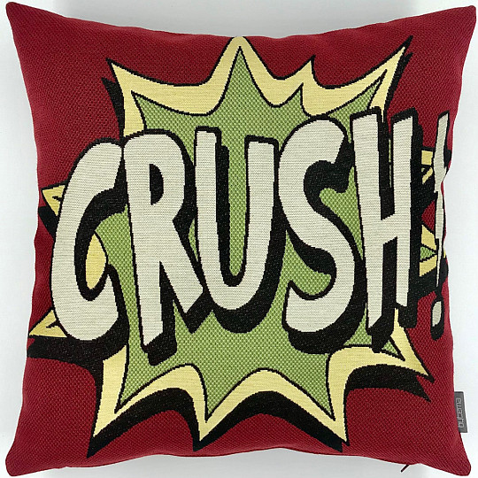 COMICS CRUSH Tapisserie-Kissenbezug