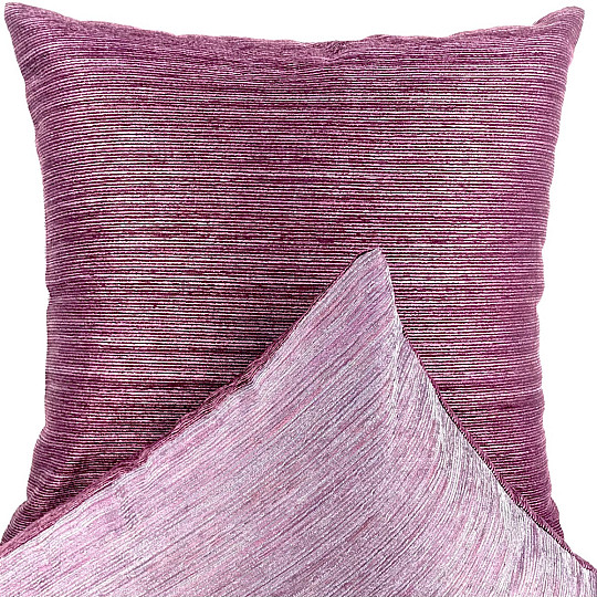 Chenille-Kissenbezug ELIA purple