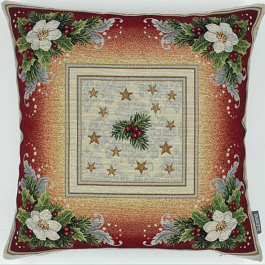 Weihnachts-Wandteppichbezug ROSE-Saum