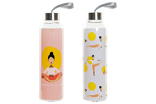 YOGA Glasflasche 550 ml