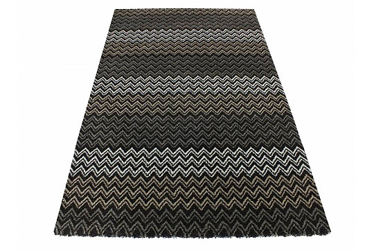Teppich modern ZIG ZAG brown
