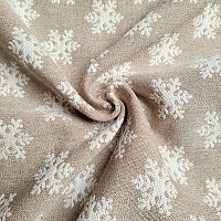 Luxuriöser Dekorationsstoff FLAKES BEIGE