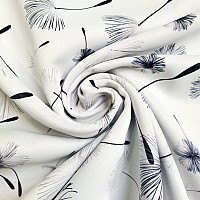 Dekorationsstoff BLACK OUT DANDELION schwarz