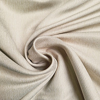 Luxuriöser, einfarbiger Designer-Dekorstoff GERSTER 7032/0870 BEIGE