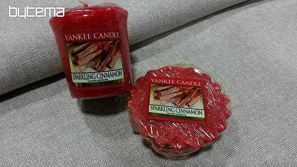 Kerze YANKEE CANDLE Duft SPARKLING cinnamon - Glitzernder Zimt