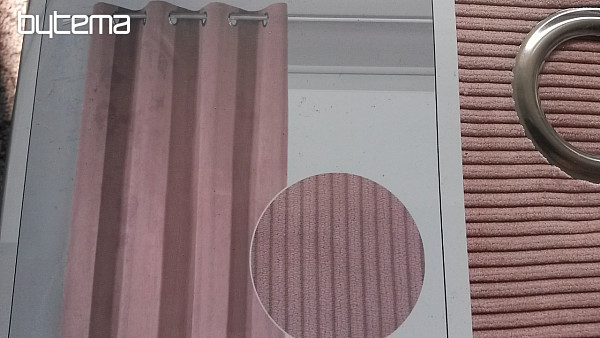 Vorhang BRIT alt - pink 135x245