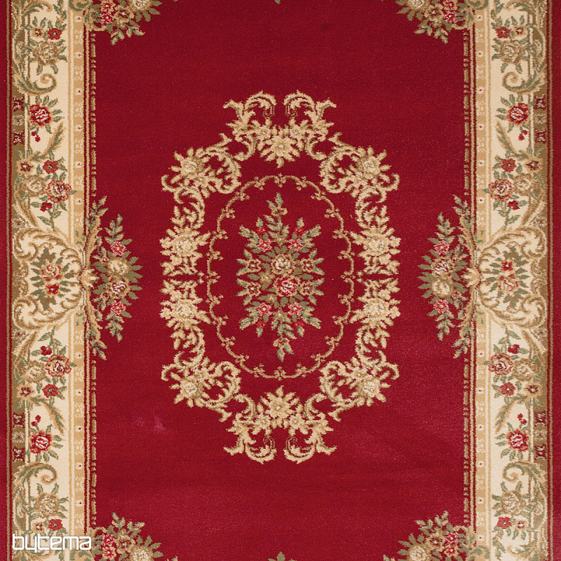 Stück Teppich SOLID 01 rot