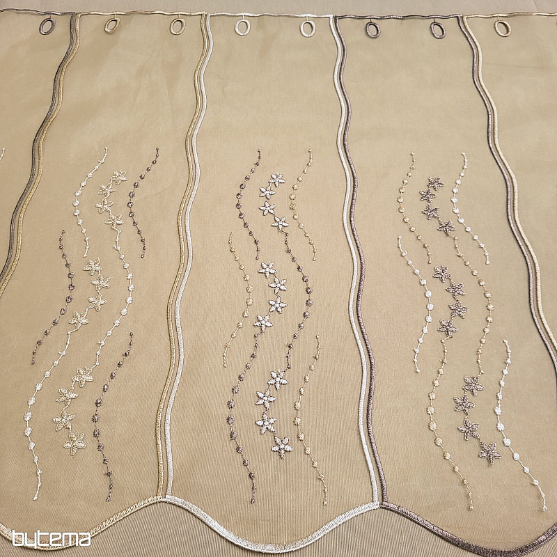 Buntglasvorhang – bestickt HF1189