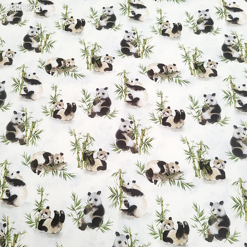 Baumwollstoff PANDA