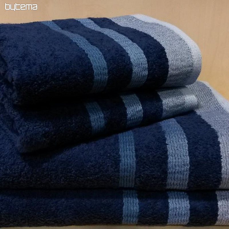 Handtuch und Badetuch METROP dunkel blau