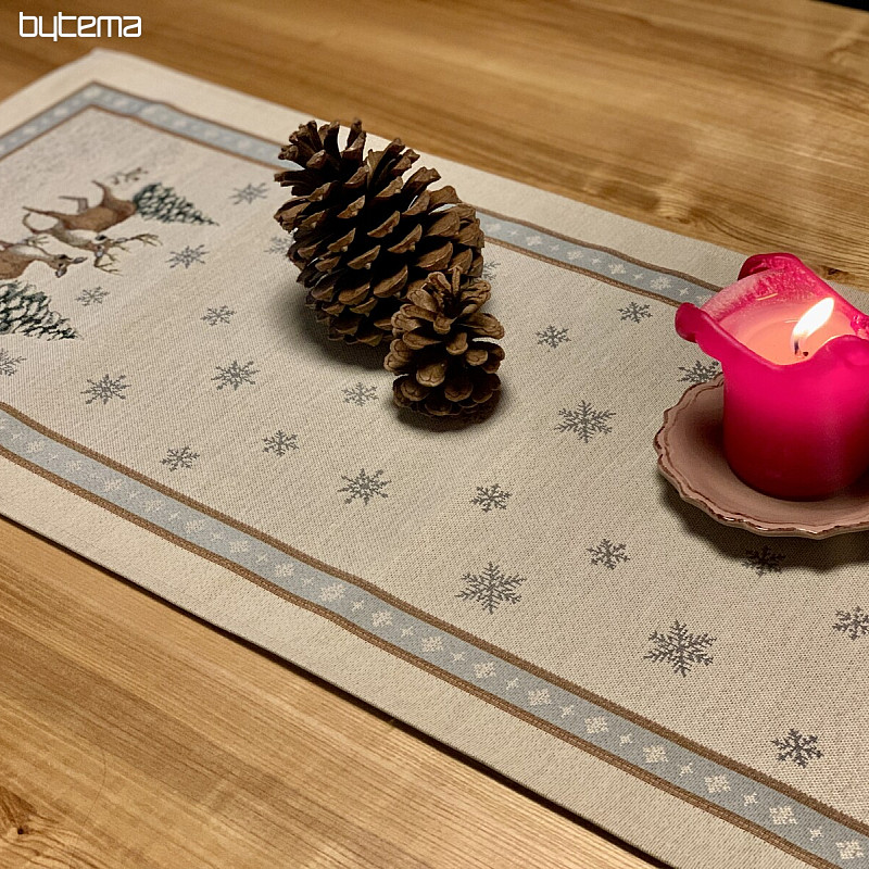 Gobelin-Tischdecke und Schal DEER ROMANCE