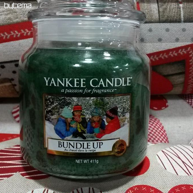 Kerze YANKEE CANDLE Duft Bundle up - Wickeln Sie sich ein