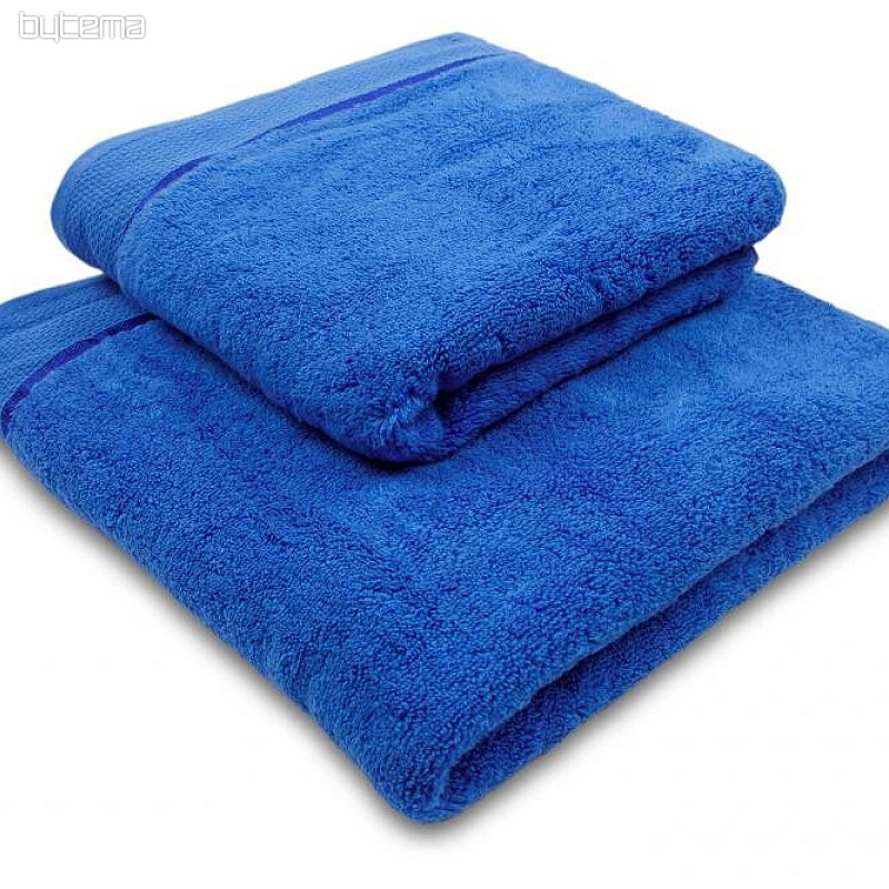 Handtuch und Badetuch MIKRO blau
