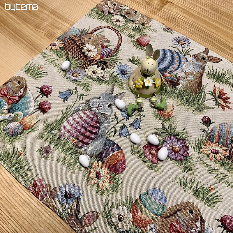 Gobelin-Tischdecke und Schal POMLÁZKA II