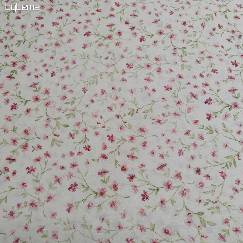 Mini-Sakura-Rosa-Baumwollstoff