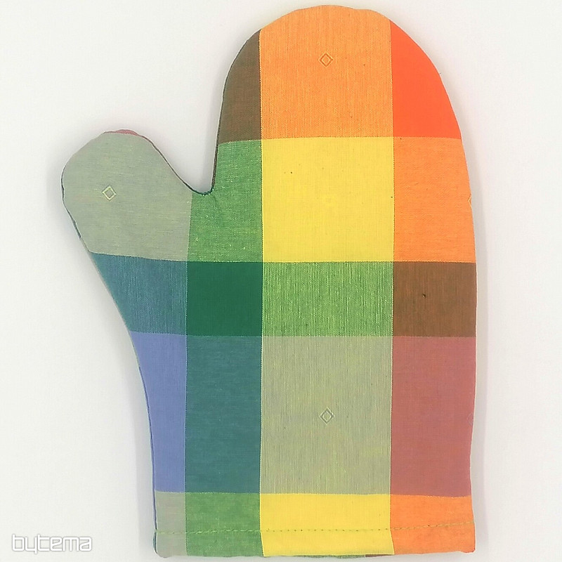 Küchenhandschuh mit Magnet Bunt