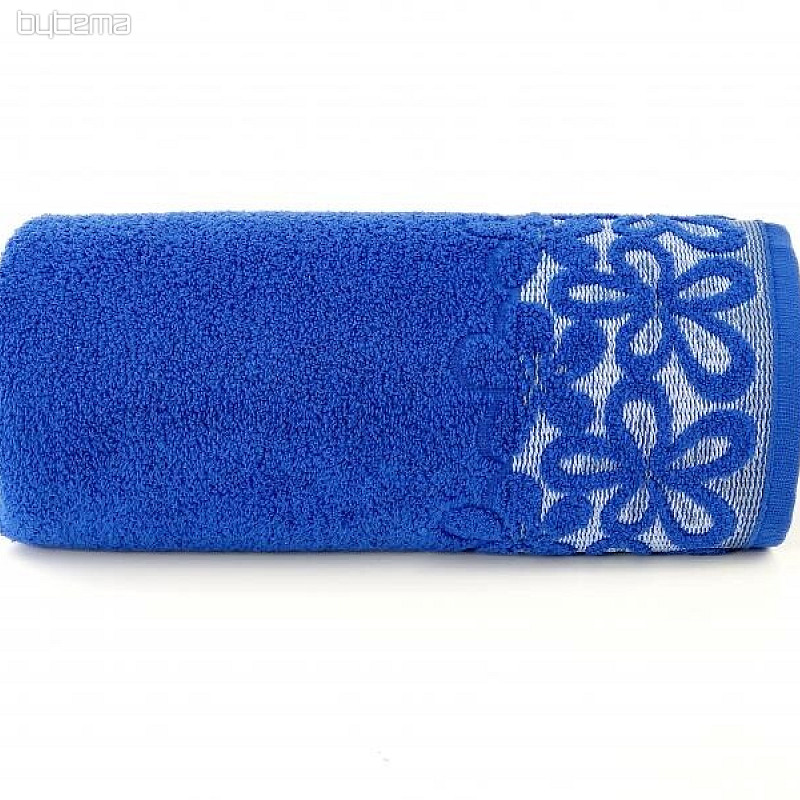 Luxus Handtuch und Badetuch BELLA blau