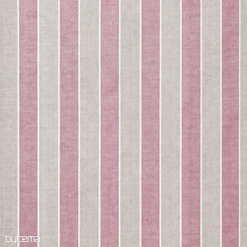 Dekostoff Trebol Streifen - rosa 2 cm 76