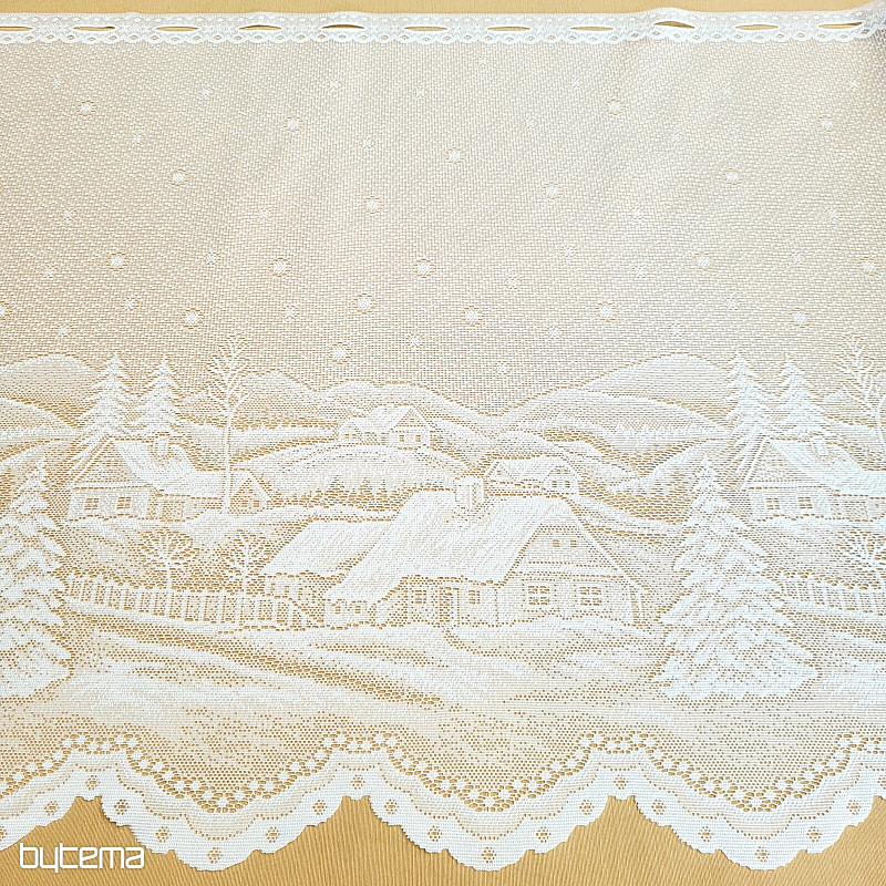 Jacquard-Vorhang - WINTERLANDSCHAFT A383101