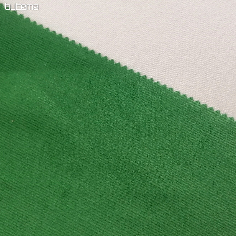 Baumwollstoff Cord dünn - grün