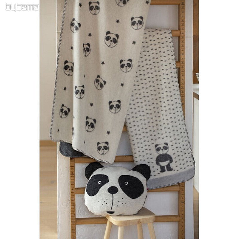 Kinderdecke PANDA 2212/60 elfenbein 75x100