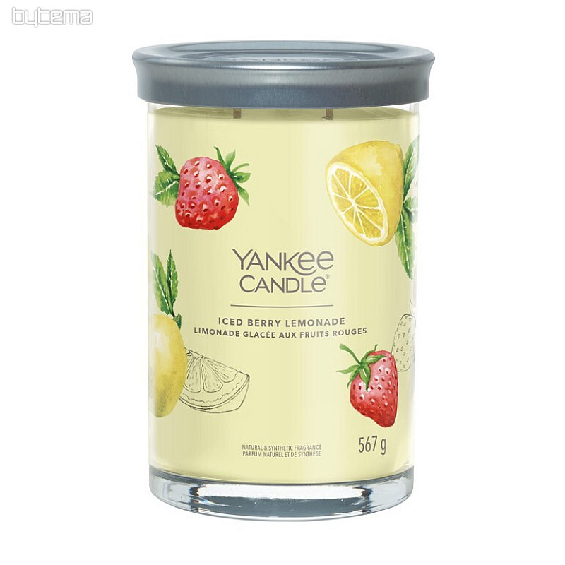 Kerze YANKEE CANDLE Duft ICED BERRY LEMONADE TUMBER LARGE 2 Dochte