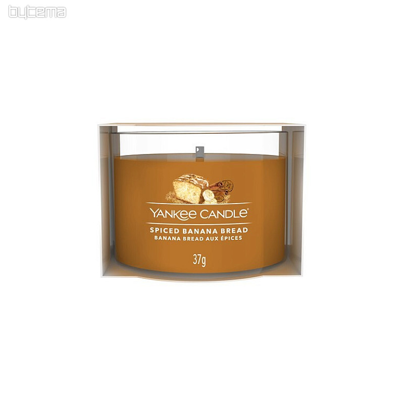 Kerze YANKEE CANDLE Duft SPICED BANANA BREAD Glas 37g