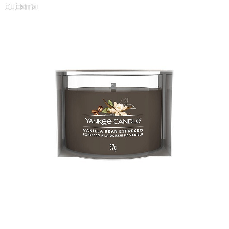 Kerze YANKEE CANDLE Duft VANILLA BEAN ESPRESSO IN GLAS 37 g