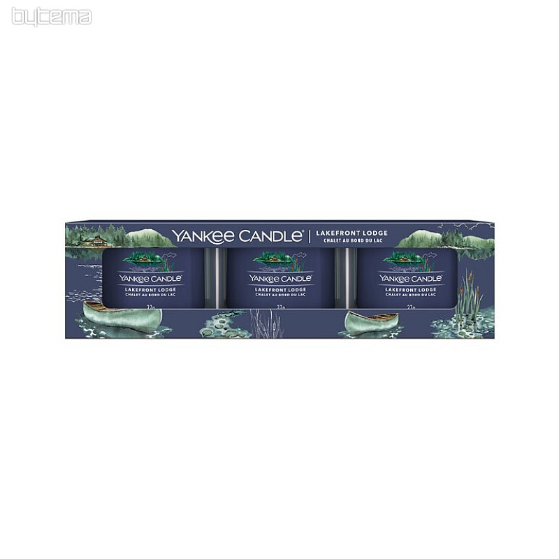 Duftkerze YANKEE CANDLE LAKEFRONT LODGE SET 3-tlg