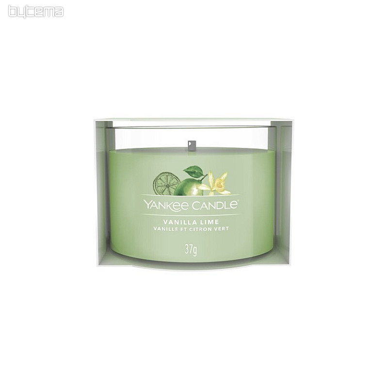 Kerze YANKEE CANDLE Duft VANILLA LIME IN GLAS 37 g