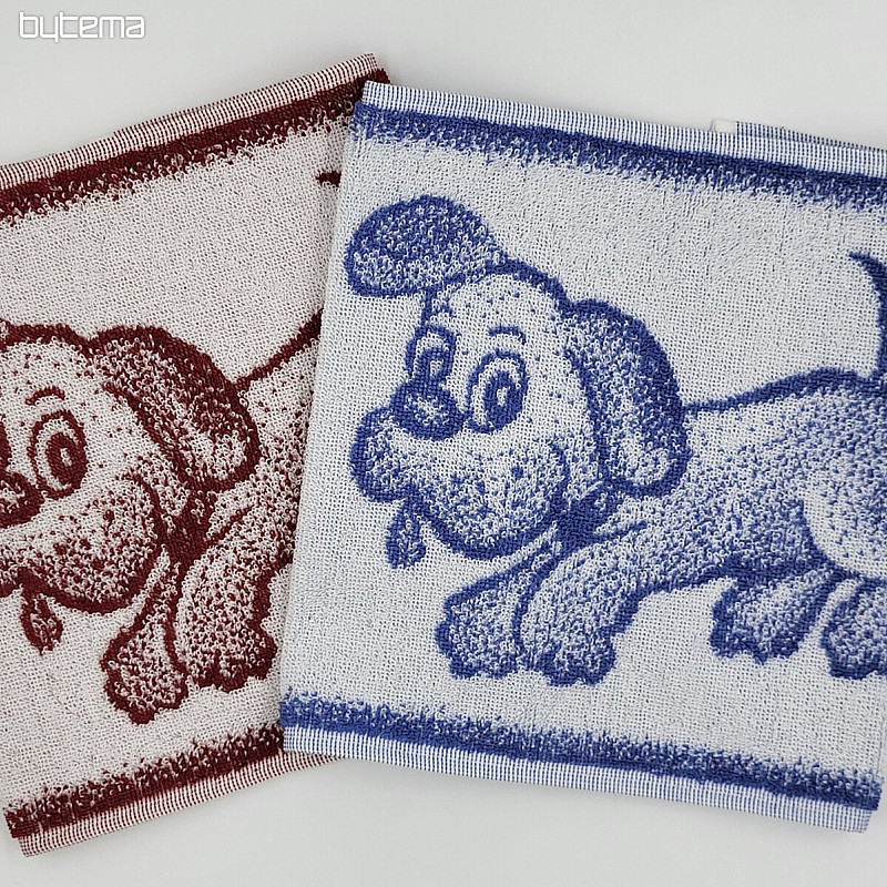 Kinderhandtuch HUND - Farbmix