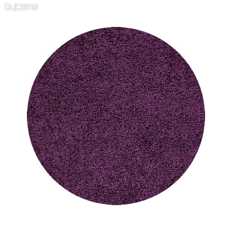 Runder Teppich SHAGGY DREAM LILA