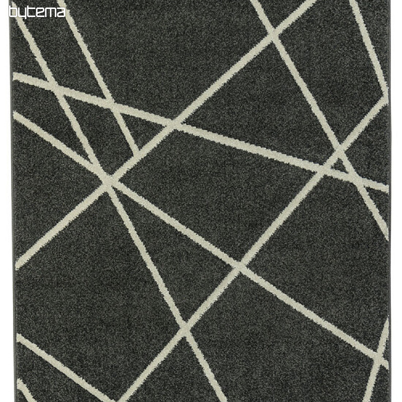Stück Teppich PORTLAND schwarz-grau