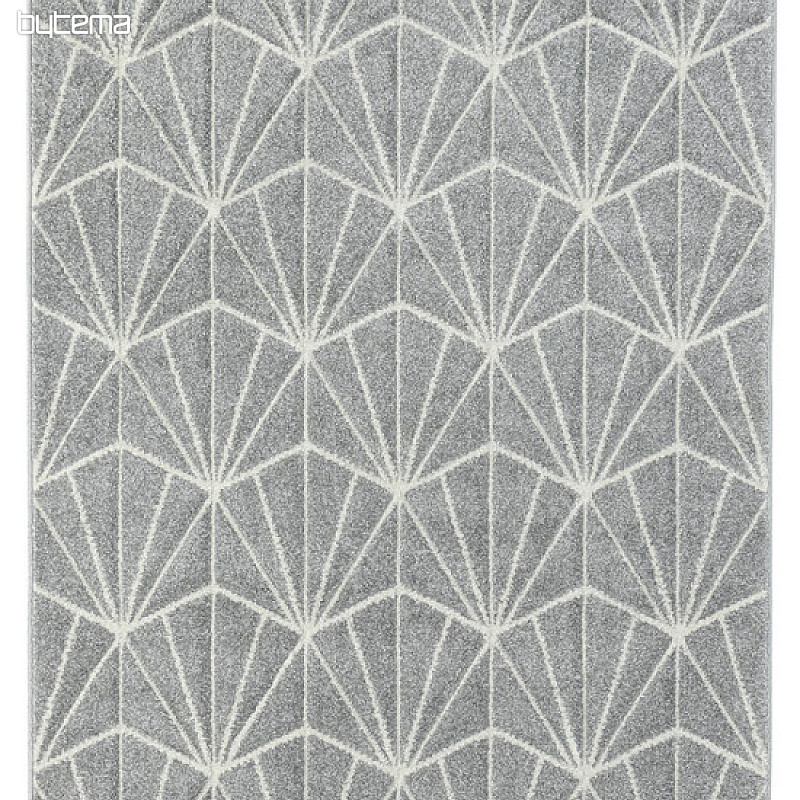 Stück Teppich PORTLAND grau-weiß