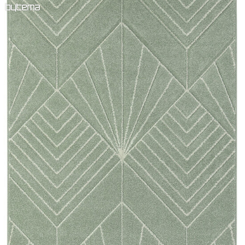 Stück Teppich PORTLAND weiß grün