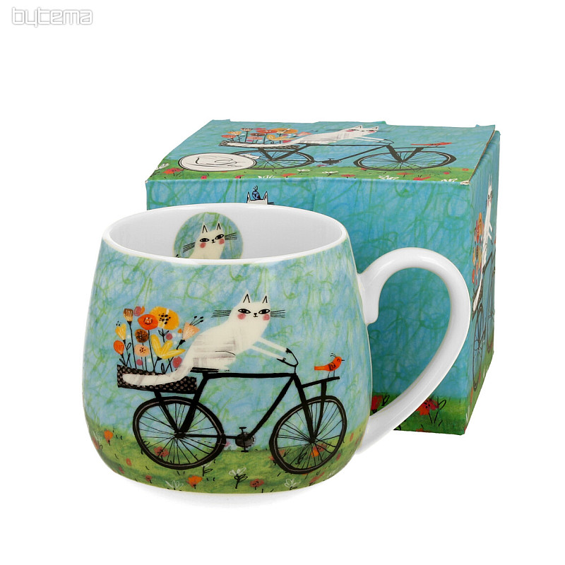 Tasse KATZE AUF EINEM FAHRRAD