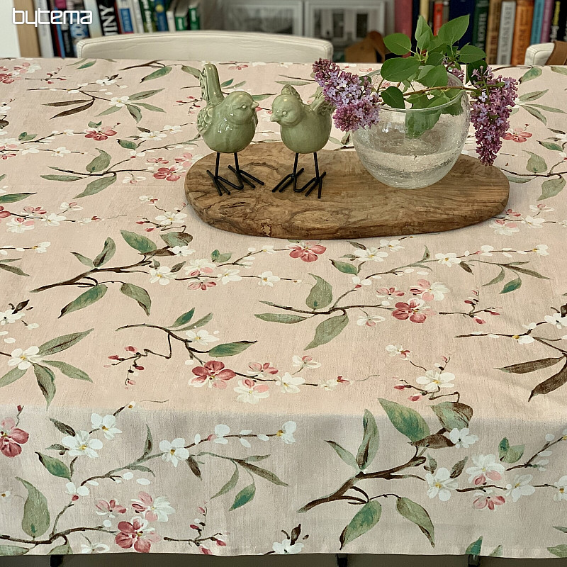 Tischdecke und Schal KVÄT NOA rosa