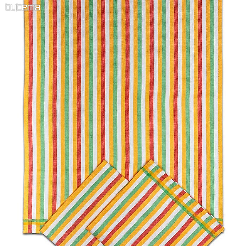 Geschirrtücher Bambus COLOR STRIPS 3 Stk