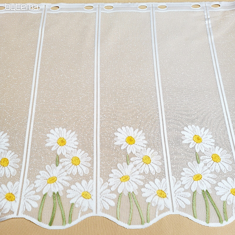 Buntglasvorhang DAISIES