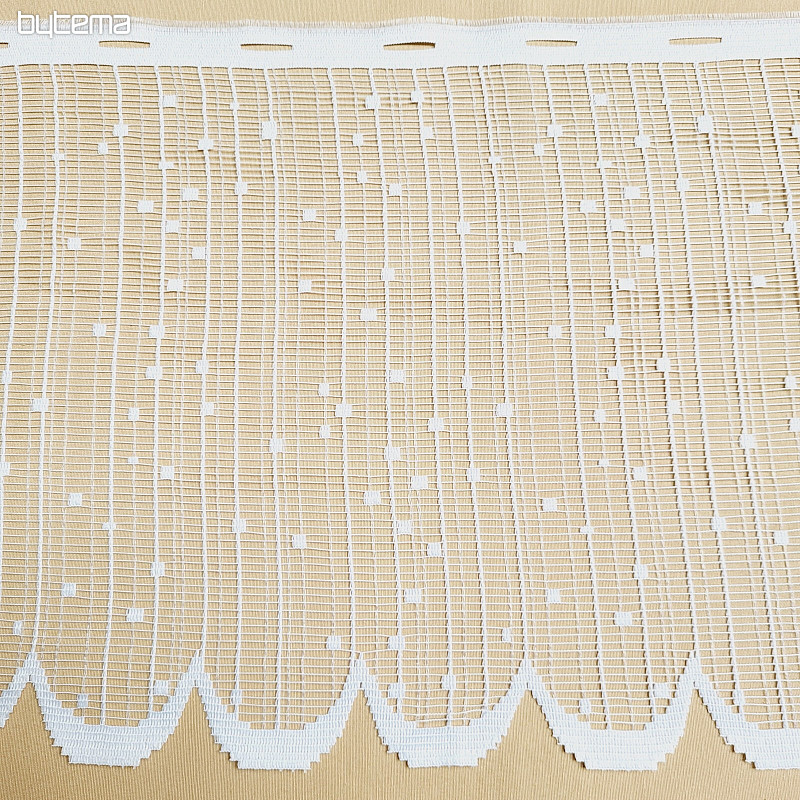 Vorhang für Glasmalerei V 022 weiß