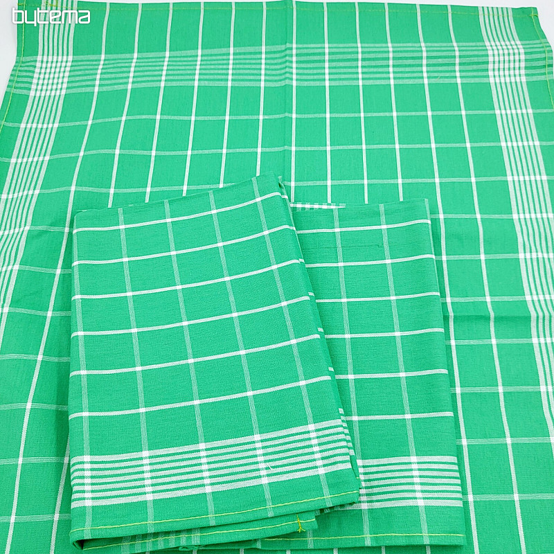 Baumwollhandtücher NEGATIVE GREEN CHECK