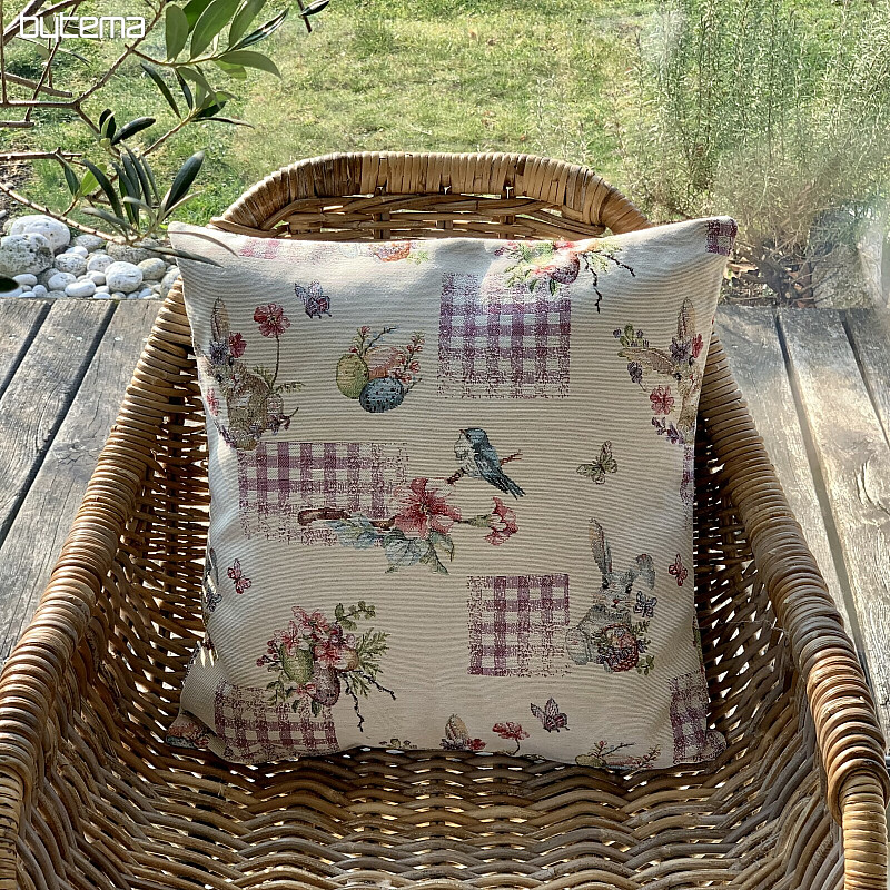 Oster-Gobelinbezug HASE LILA
