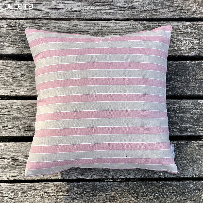 Dekorativer Kissenbezug TREBOL PINK STRIPES