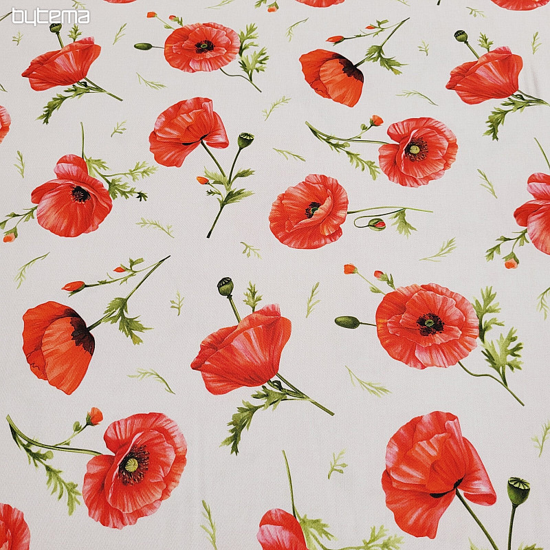 Dekorationsstoff MOHNBLUMEN