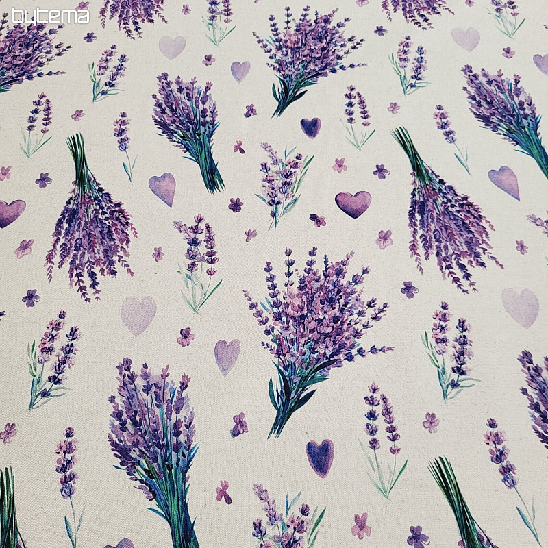 Dekorationsstoff LAVENDEL MAXI