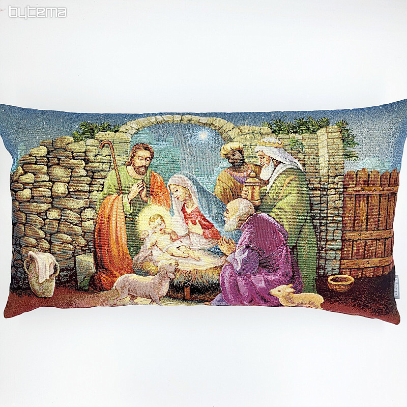 Gobelinkissen Geburt Jesu
