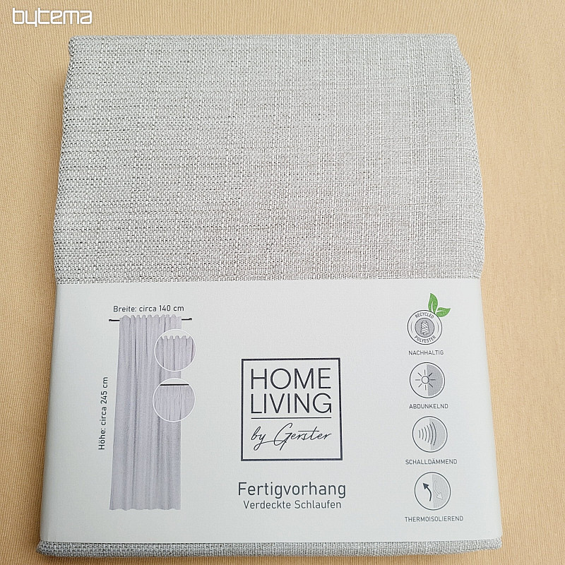 Luxus Fertiggardine HOME LIVING beige grau