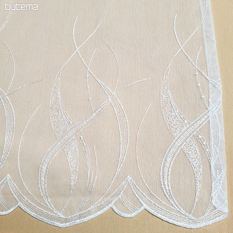 Fertiggardine mit Stickerei V 614