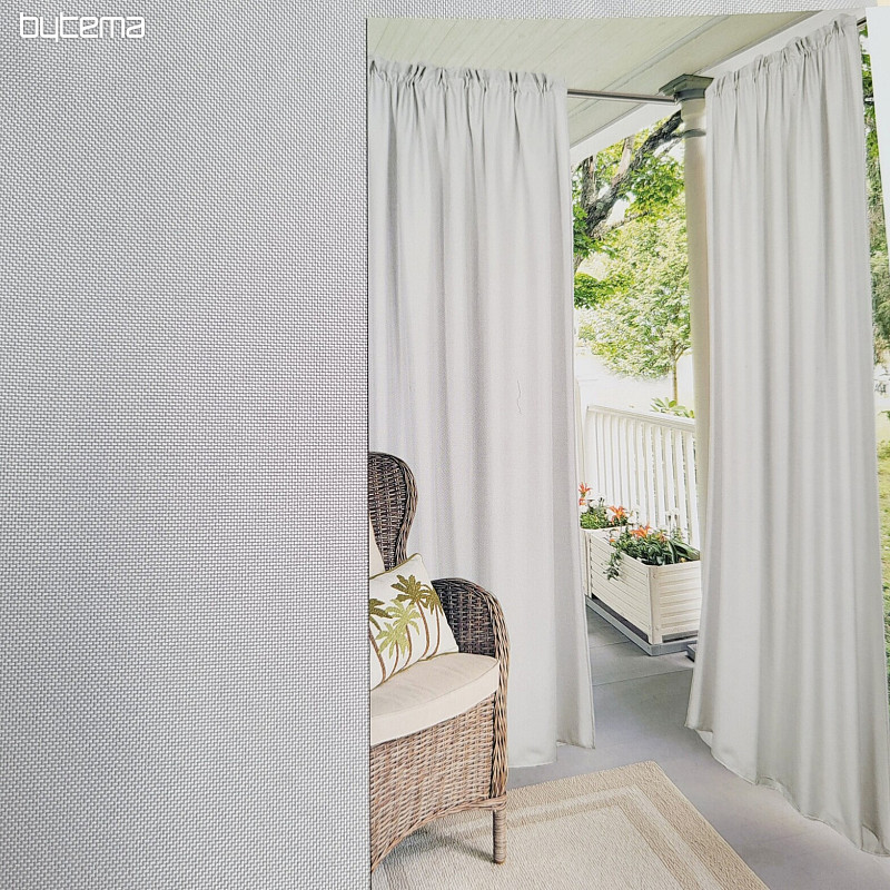 Dekorativer Outdoor-Vorhang GAIA GREY